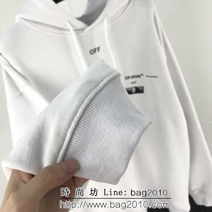 OFF Whitefor all系列 03支線 純棉帽衫 情侶款 ydi1269